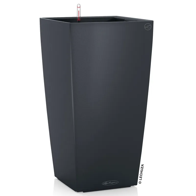 Lechuza® Lechuza® 'Cubico Color 22', schiefergrau, ca. 22 x 22 x H 41 cm, Grau, – Produktbild 1 von 1