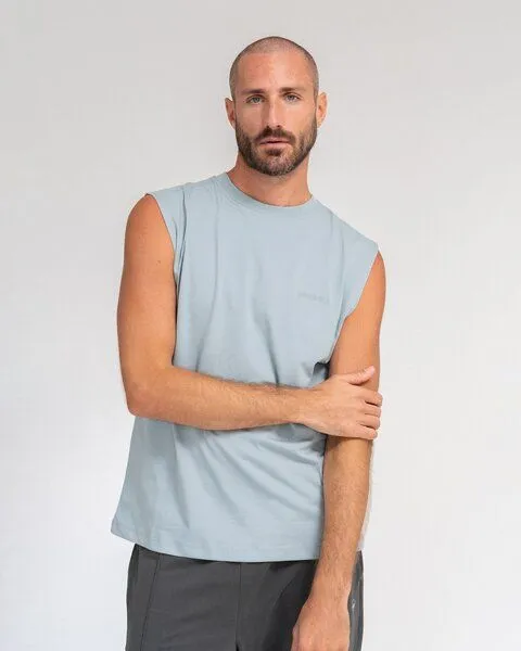 Lotuscrafts Lotuscrafts REID Mens Tank-Top, Stone blue, – Produktbild 1 von 4