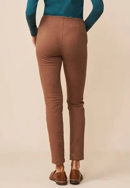 LANA Organic LANA Organic Hose, Modell Nola, Rusty brown, – Produktbild 4 von 4