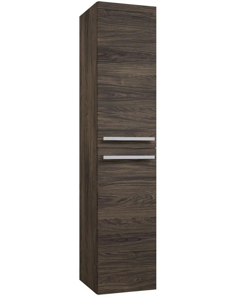 welltime Hochschrank Serena mit Soft-Close-Funktion, Breite 35 cm, FSC®-zertifiziertes Material, Braun, – Produktbild 2 von 5