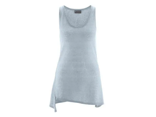 HempAge HempAge Damen asymmetrisches Top 100% Hanf, Platinum(grau), – Produktbild 3 von 3