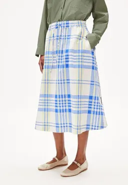 ARMEDANGELS ARMEDANGELS ELODIAA COLLEGE CHECK - Damen Webrock Loose Fit aus Bio-Baumwolle – Produktbild 1 von 1