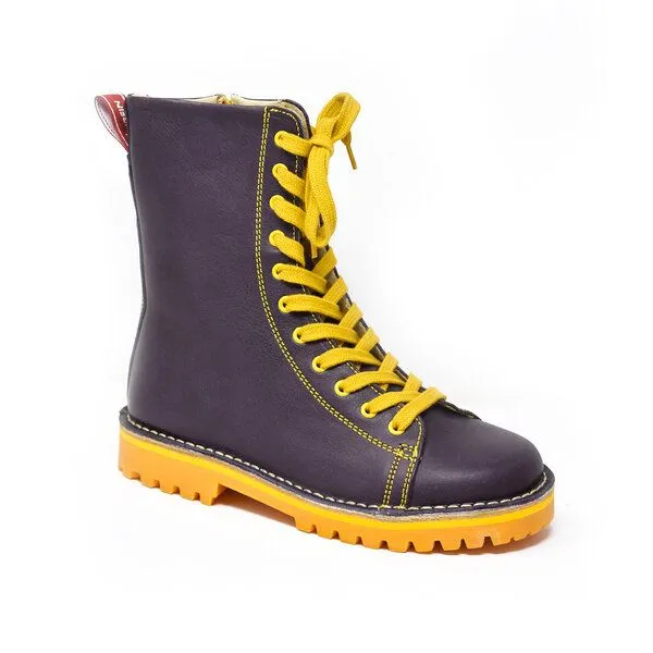 Grünbein Shoes Grünbein Shoes Schnürboots Finn, Lila, – Produktbild 2 von 4