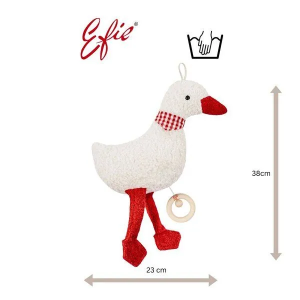 Efie Efie Spieluhr Gans rot, kbA (organic) – Produktbild 6 von 7