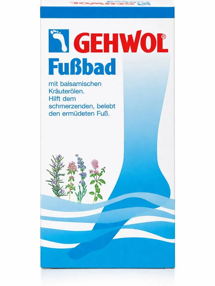 Eduard Gerlach Eduard Gerlach Fußbädersalz GEHWOL Fußbad 400 g belebendes Fußpflegebad mit Kräuterölen Packung, belebt müde Füße, erweicht Hornhaut und desodoriert langanhaltend – Produktbild 1 von 5