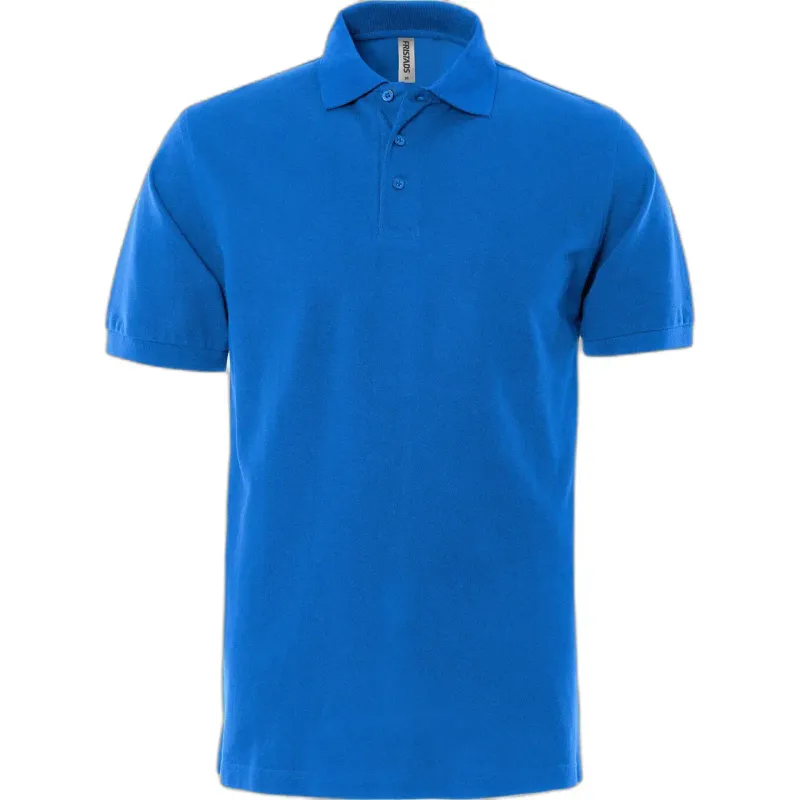 Fristads Polo-Shirt Fristads 1724 PIQ, Blau, – Produktbild 2 von 2