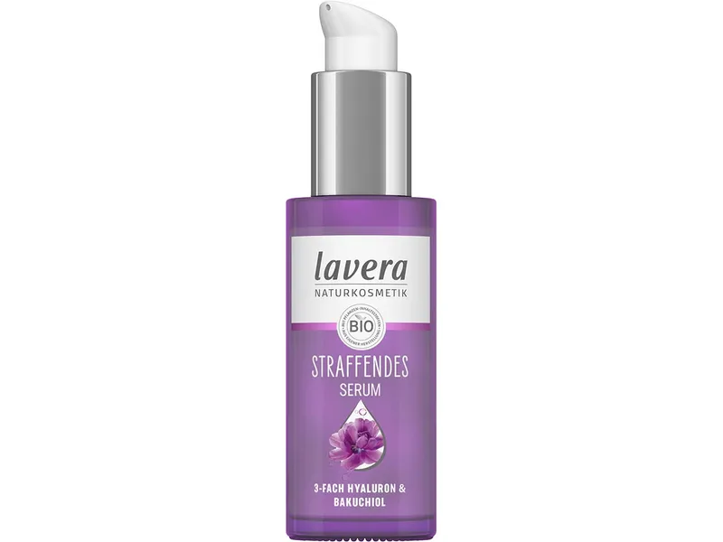 lavera lavera Bio-Straffendes-Gesichtsserum mit 3-fach Hyaluron, 30 ml – Produktbild 1 von 1