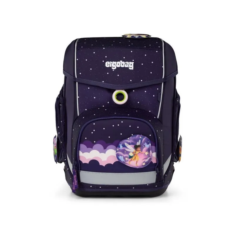 Ergobag Ergobag Schulranzen Cubo (5tlg., inkl. Sportbeutel, Federmäppchen, Schlampermäppchen und Kletties), Sternguckbär, – Produktbild 2 von 5