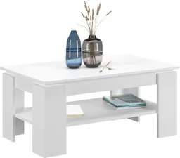 Home affaire Couchtisch Kalmar, rechteckig, 100 x 60 cm, 1 Ablageboden, Sofatisch, Beistelltisch, Kaffetisch, Wohnzimmertisch, coffee table – Produktbild 1 von 1