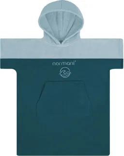 normani Badeponcho Kinder Badeponcho Puwai, Bio-Baumwolle, Kapuze, Schlupf, Badeponcho aus 100 % Bio-Baumwolle – Produktbild 1 von 1