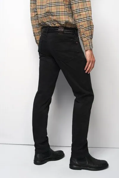 M 5 BY MEYER M 5 BY MEYER Five Pocket aus High Performance Satin, Schwarz (schwarz), – Produktbild 4 von 5