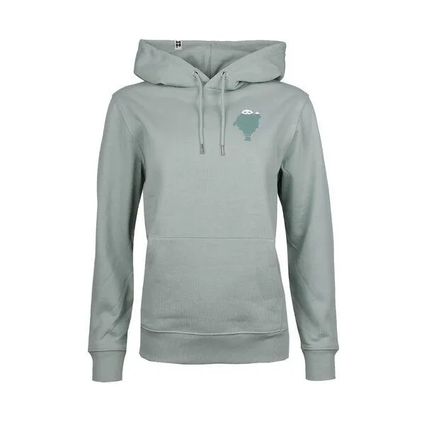 FÄDD FÄDD Damen Sweatshirt Hoodie aus Bio-Baumwolle "ARSCHROBBE", Grau, – Produktbild 1 von 4