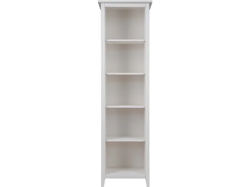 Regal "Solvita" B55xT40xH200 cm, Weiß, – Produktbild 1 von 1