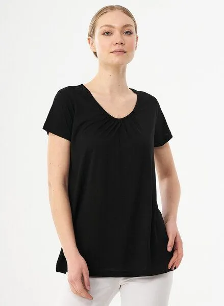 ORGANICATION ORGANICATION T-Shirt aus REPREVE® und LENZING ECOVERO, Black, – Produktbild 1 von 4