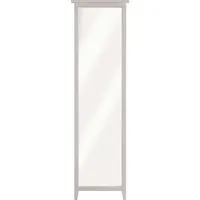 Spiegel-Paneel Garderobe "Solvita", B 58 x T 7,5 x H 200 cm, Kiefer weiß – Produktbild 1 von 1