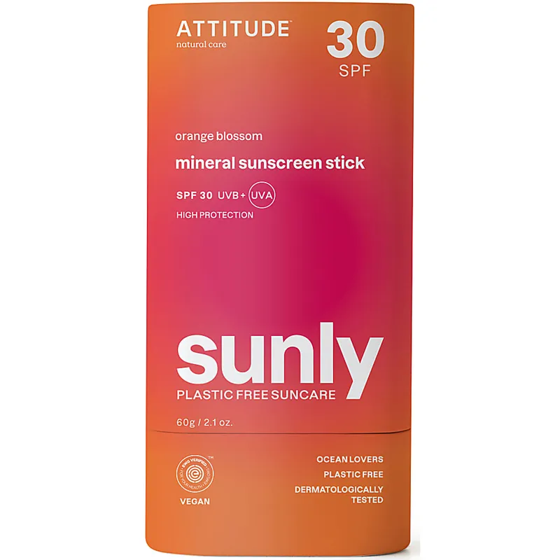 Attitude Attitude SUNLY Sonnenschutz-Stick SPF30 - Orangenblüte – Produktbild 1 von 1