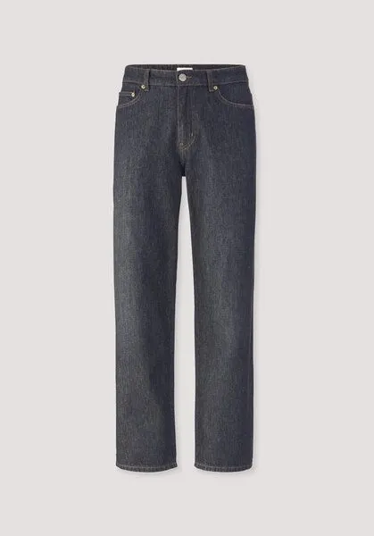 hessnatur hessnatur Jeans OLE Relaxed Wide Leg aus Bio-Baumwolle mit Recycling-Baumwolle, Dark secret blue, – Produktbild 3 von 3