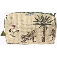 KIKOONI KIKOONI handgefertigte Kosmetiktasche "Savanna Stories", Savanna stories by day, – Produktbild 1 von 2