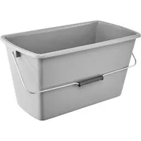 Keeeper keeeper Eimer 'Bent' rechteckig, 42 x 22 x 22,5 cm, PP, 13 l, grau – Produktbild 1 von 1