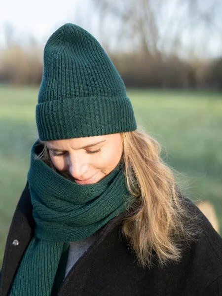 FUXBAU FUXBAU Merino Mütze, Grün, – Produktbild 2 von 4