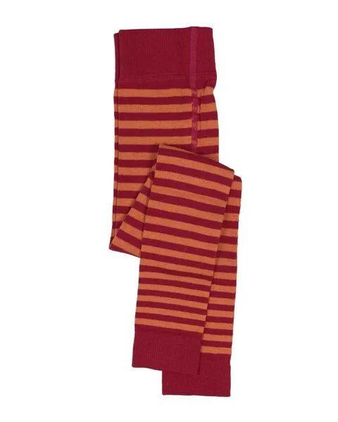 grödo Grödo Kinder Leggings Baumwolle (Bio) mit Elasthan, Talamone-flieder-geringelt, – Produktbild 3 von 4