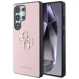 Guess Guess 4G Metal Logo Saffiano Backcover für das Samsung Galaxy S25 Ultra – Produktbild 1 von 1