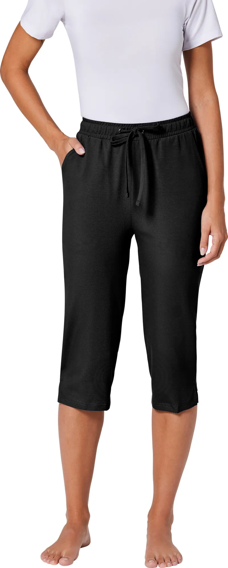 feel good Capri-Hose schwarz, Schwarz, – Produktbild 3 von 3