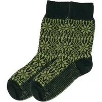 hirsch natur Damen und Herren Socken Bio-Schurwolle Stern tanne-maigrün Gr. 38-39, Grün, – Produktbild 1 von 1