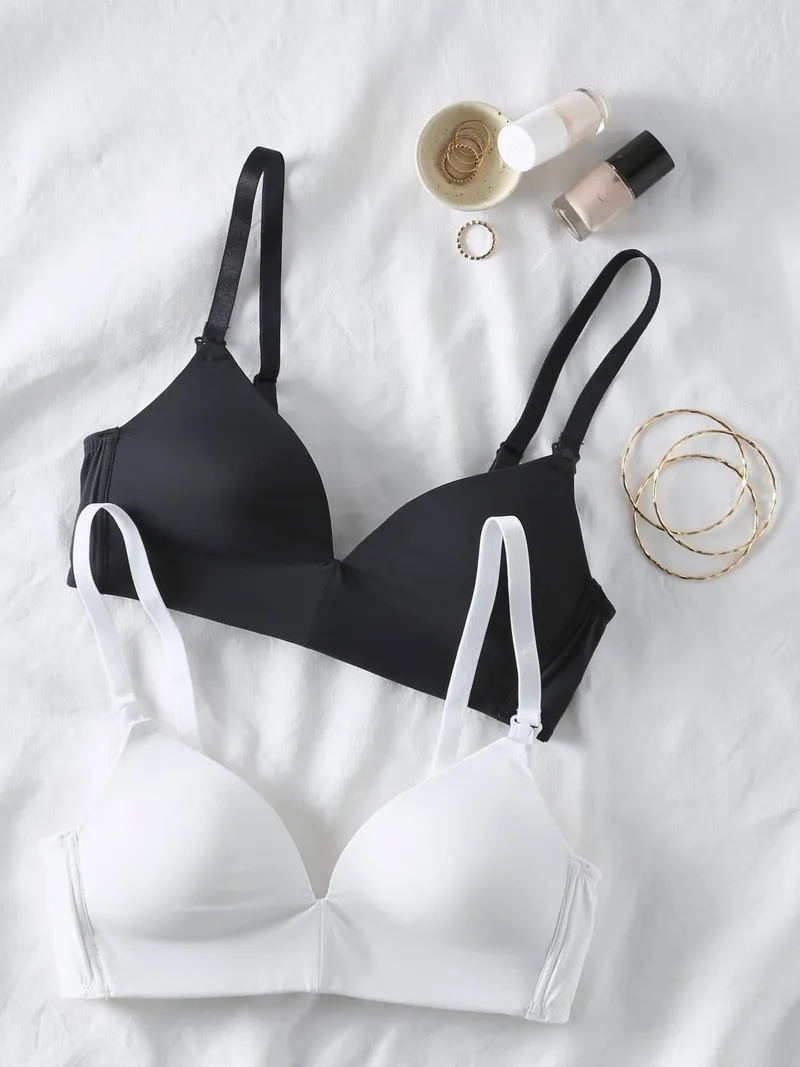 Envie De Fraise 2er-Pack Still-BHs ENVIE DE FRAISE, Schwarz, – Produktbild 3 von 4