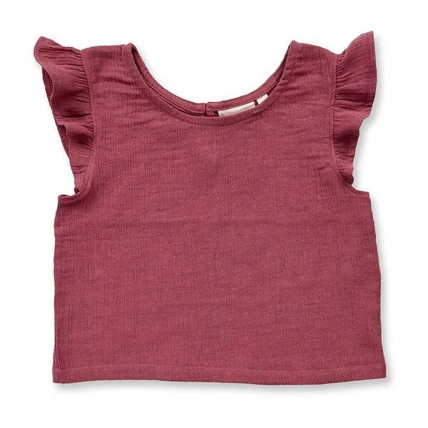 Sense Organics Sense Organics Mädchentop, Modell HOOLIA, Rosenbraun, – Produktbild 1 von 2