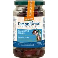 Campo Verde Campo Verde Bio-Kalamata-Oliven entsteint, geölt mit Kräutern, 170 g – Produktbild 1 von 1