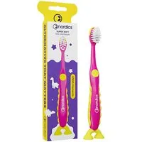 Nordics Nordics Kids Premium Zahnbürste Soft Dino Violett – Produktbild 1 von 1