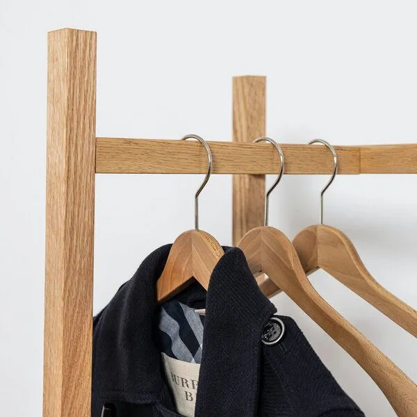 kleiderleiter_de kleiderleiter_de Garderobe/ Garderobenständer ALVA aus Eiche – Produktbild 4 von 4