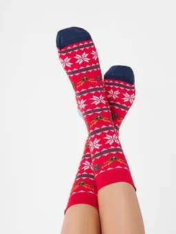 Natural Vibes Natural Vibes Bunte Socken Bio GOTS | Herren Damen Socken | Christmas | Weihnachten – Produktbild 1 von 1