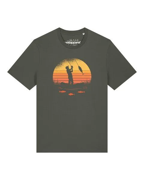 watapparel watapparel T-Shirt Unisex Angler, Khaki, – Produktbild 1 von 2