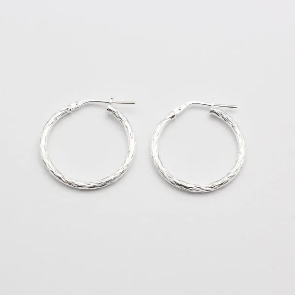 Jewelberry Jewelberry Kreolen Shiny Hoop, Silber, – Produktbild 1 von 1