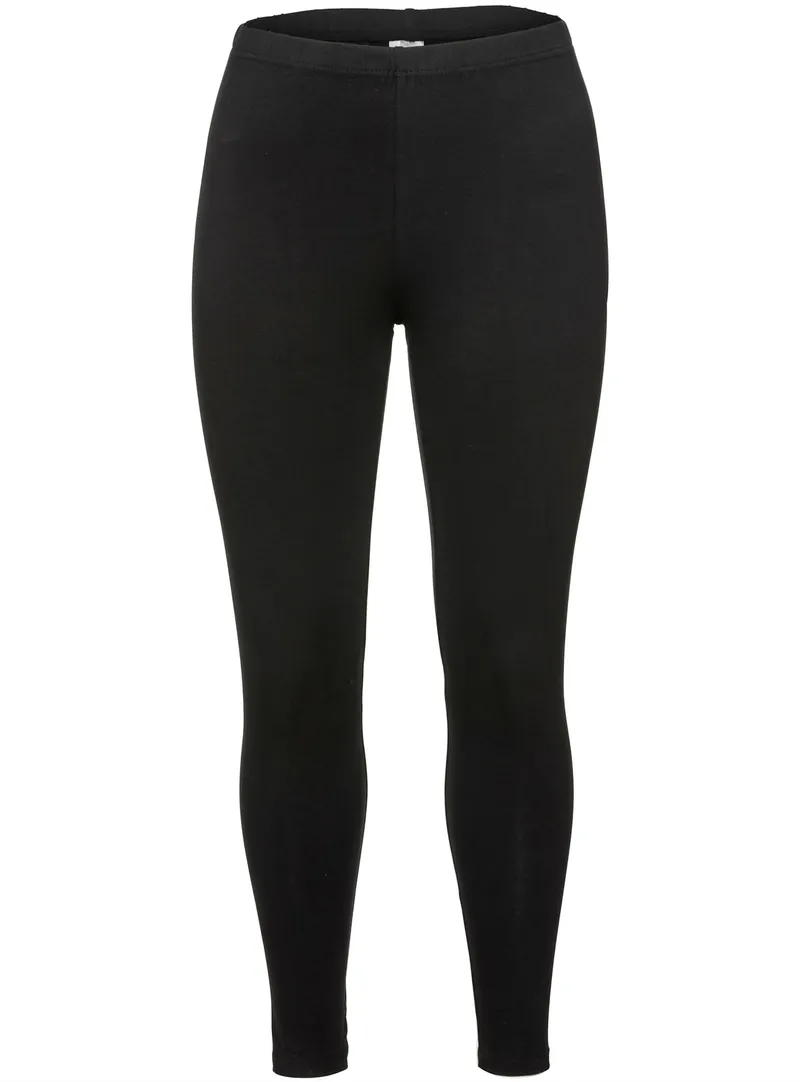 sheego Leggings, Schwarz, – Produktbild 1 von 2