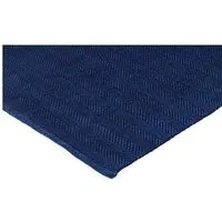 liv interior liv interior Recycelter Baumwollteppich HERRINGBONE, Blau, – Produktbild 1 von 1