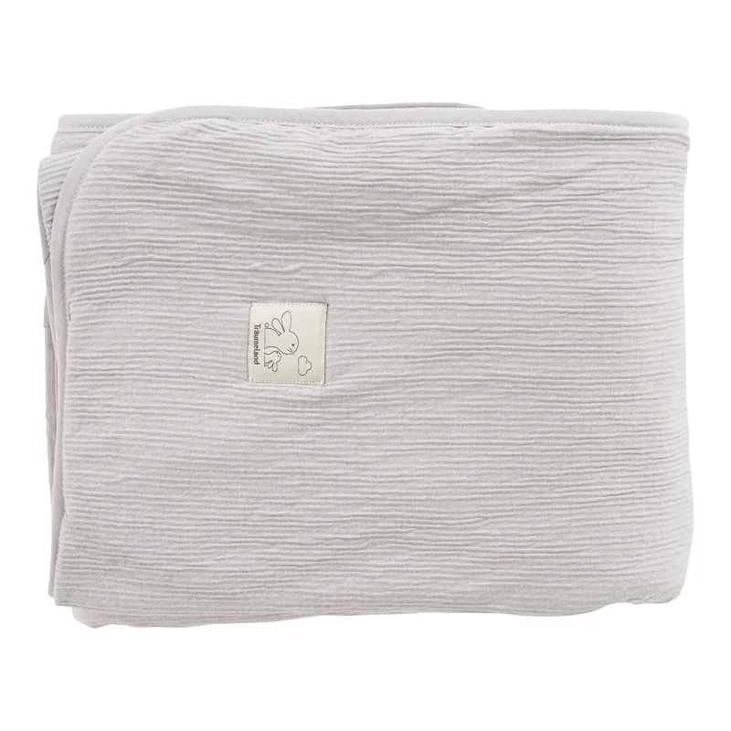 Träumeland Träumeland Babydecke Signature 75x100 cm, Grau, – Produktbild 4 von 5