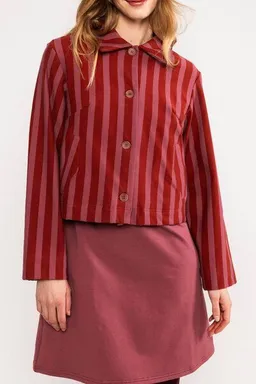 blutsgeschwister Blutsgeschwister Gestreifte Jacke "Jacky's Joy" aus Biobaumwolle – Produktbild 1 von 1