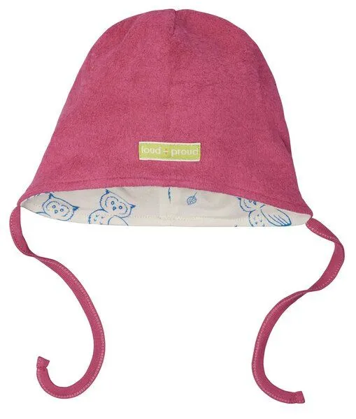 loud + proud loud + proud Babys & Kinder Wendemütze aus Baumwoll-Fleece, GOTS-zertifiziert, Rouge(pink), – Produktbild 1 von 3