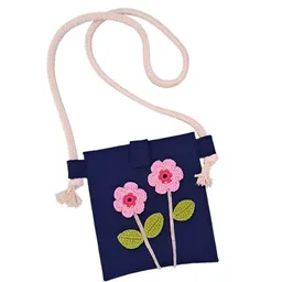Frida Frida Kindertasche Blumen dunkelblau Wollfilz – Produktbild 1 von 1