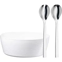 WMF WMF 3-teiliges Salat-Set "Nuova", weiß/silber – Produktbild 1 von 1