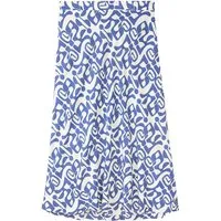 Tranquillo tranquillo Damen-Midi-Rock mit elegantem Schnitt, maze, Gr. 36 – Produktbild 1 von 1