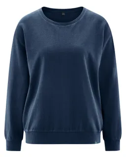HempAge Hempage Damen vegan Sweatshirt Basic Navy – Produktbild 1 von 1