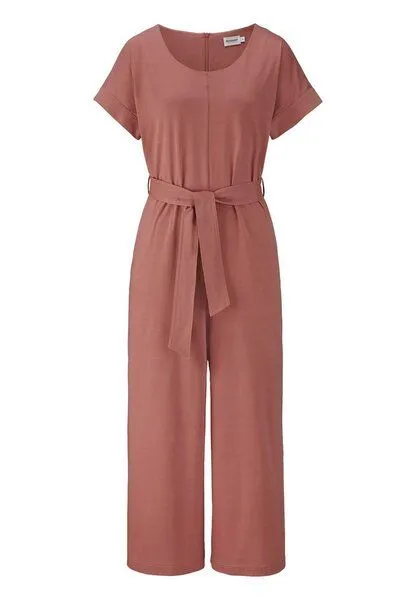 hessnatur hessnatur Jersey Jumpsuit Oversize aus reiner Bio-Baumwolle, Rosenholz, – Produktbild 3 von 4