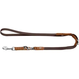 Dog Sport Dog Sport HUNTER verstellbare Hundeführleine wolmar biothane x leder braun 1,9 cm – Produktbild 1 von 1