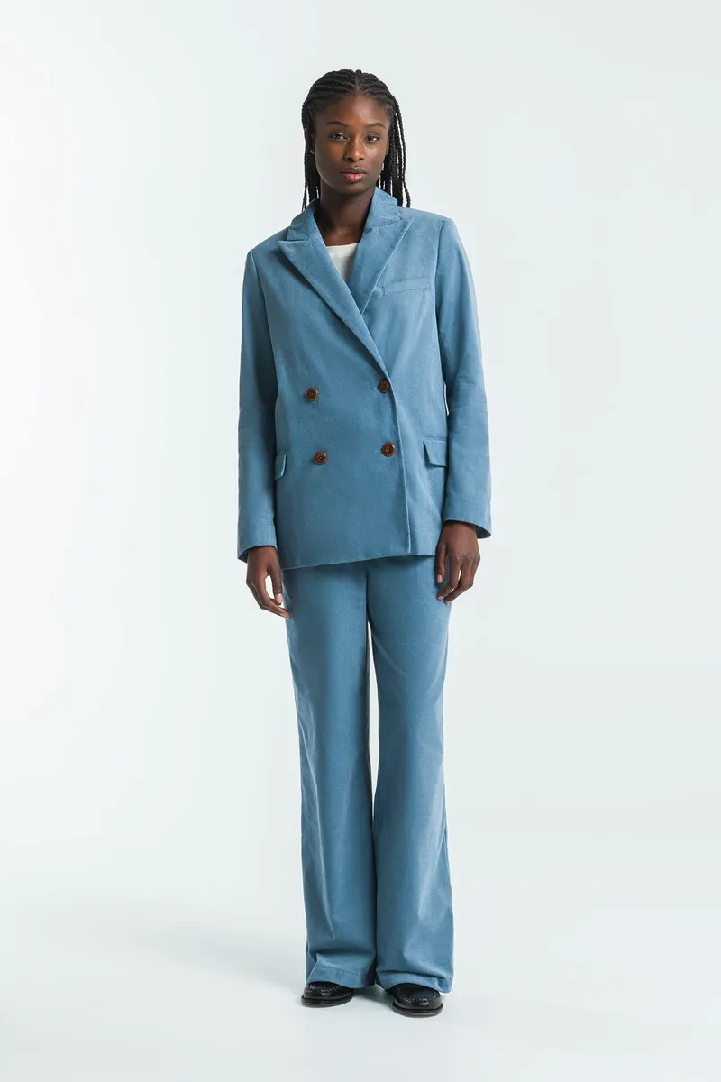 Kings Of Indigo Kings of Indigo Damen vegan Blazer Diana Coronet Blau, Blau, – Produktbild 2 von 2