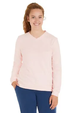 loud + proud loud + proud Damen Sweat Strukturmuster, GOTS-zertifiziert – Produktbild 1 von 1