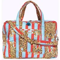 KIKOONI KIKOONI handgefertigte große Reisetasche " TRAVELER BAG ", Poppy tiger funky, – Produktbild 1 von 1